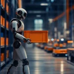 Robots humanoides en bodegas: la automatización que empieza a caminar junto a las flotas